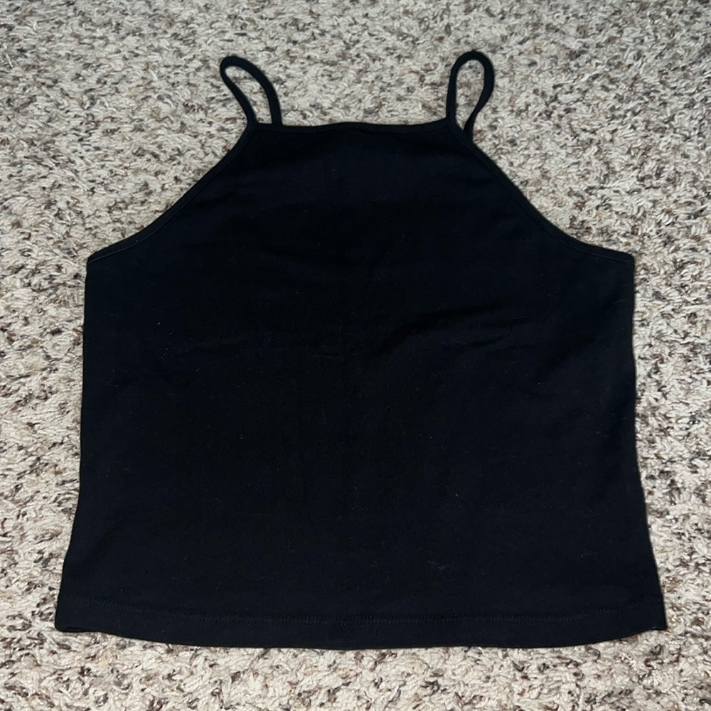 Garage High Neck Tank Top